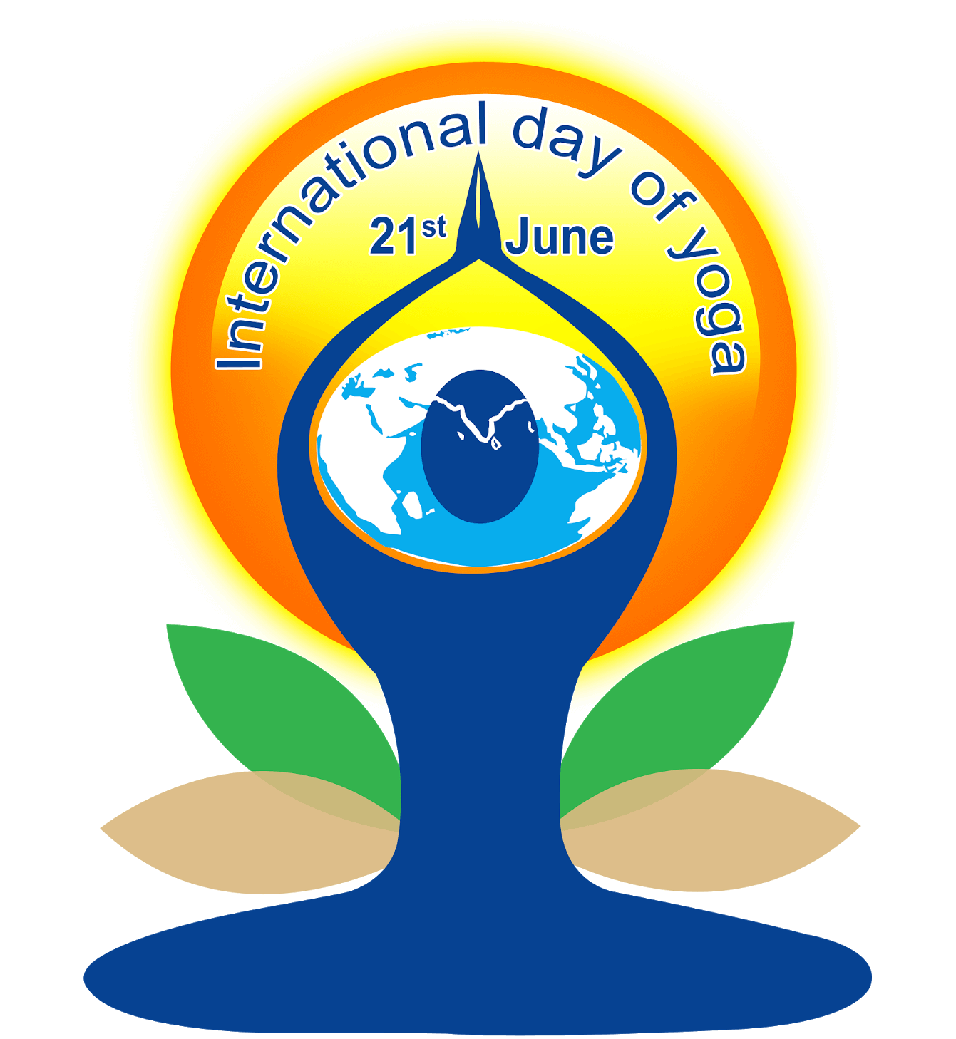 Yoga Day Logo 