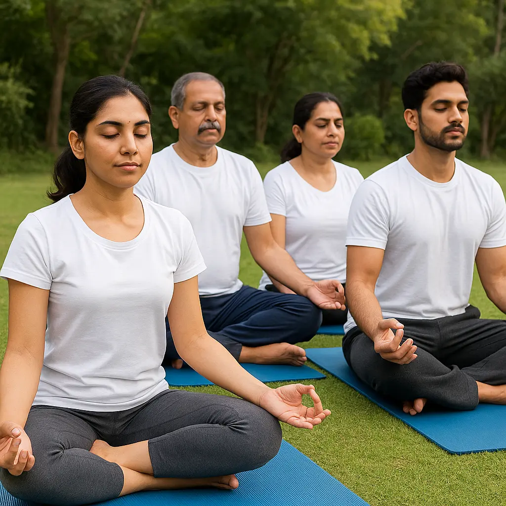 Yoga Competition at Yogathon 2025 