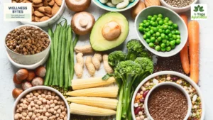 Plant protein-rich vegetarian diet with pulses like beans, lentils, and chickpeas supporting healthy weight loss